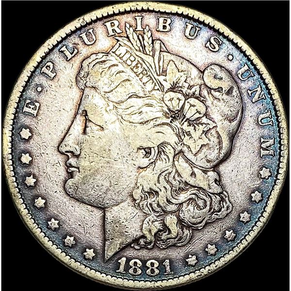 1881 Silver Morgan Dollar ABOUT UNCIRCULATED