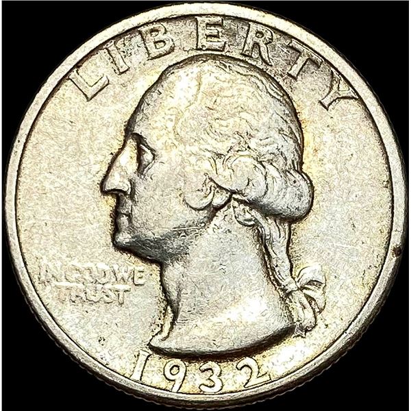 1932-S Silver Washington Quarter NEARLY UNCIRCULATED