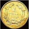 Image 2 : 1855 Gold $1 Indian Princess Head CLOSELY UNC