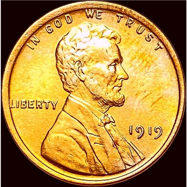 1919 Red Lincoln Wheat Cent UNCIRCULATED