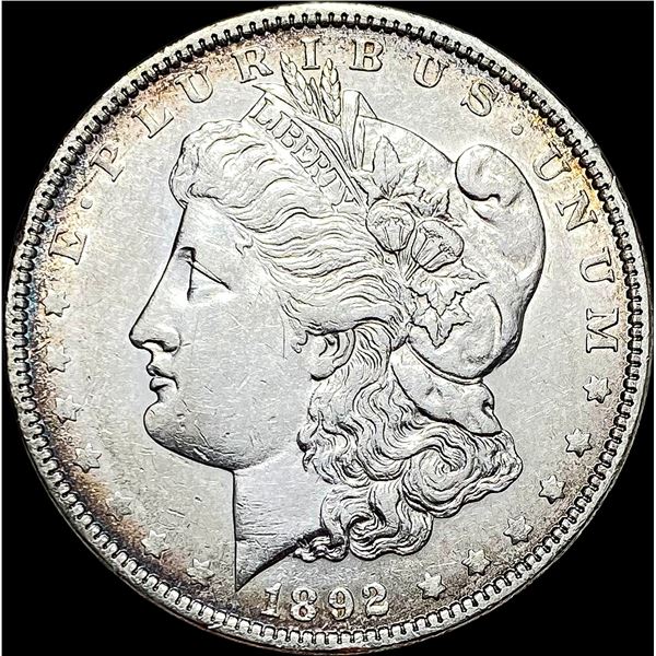1892 Silver Morgan Dollar CLOSELY UNCIRCULATED