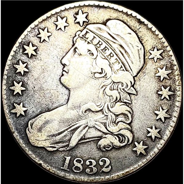 1832 Capped Bust Half Dollar NEARLY UNCIRCULATED