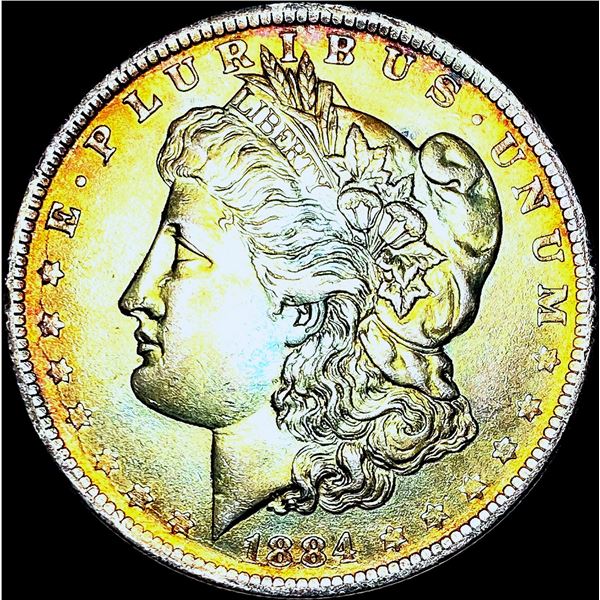 1884-O Toner Silver Morgan Dollar UNCIRCULATED