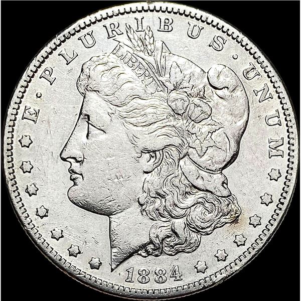 1884-S Silver Morgan Dollar CLOSELY UNCIRCULATED