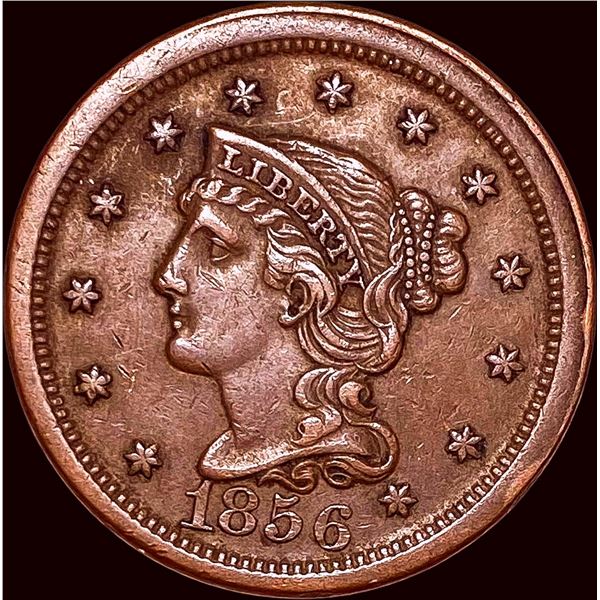 1856 Braided Hair Large Cent CLOSELY UNCIRCULATED