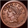 Image 1 : 1856 Braided Hair Large Cent CLOSELY UNCIRCULATED