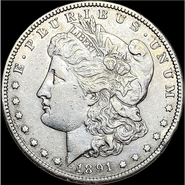 1891-S Silver Morgan Dollar CLOSELY UNCIRCULATED