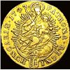 Image 1 : 1747 Hungary Gold 1/2 Ducat CLOSELY UNCIRCULATED