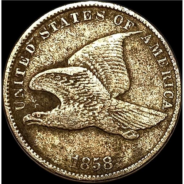 1858 Flying Eagle Cent CLOSELY UNCIRCULATED