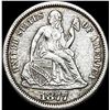 Image 1 : 1877-CC Silver Seated Liberty Dime CLOSELY UNCIRCULATED