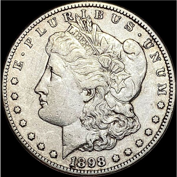 1898-S Silver Morgan Dollar NEARLY UNCIRCULATED