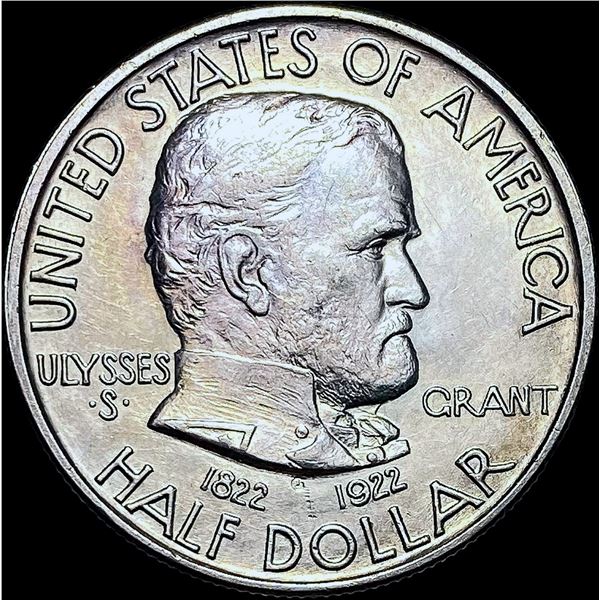 1922-S Silver Grant Memorial Half Dollar GEM BU