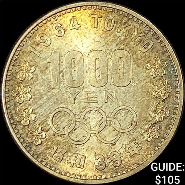 1964 Japan Silver 1000 Yen UNCIRCULATED