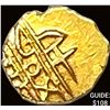Image 1 : 1638-1812 India Mysore .012oz Gold Fanam UNCIRCULATED