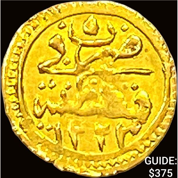1808-1839 Ottomon Empire Gold 1/4 Zeri CHOICE AU