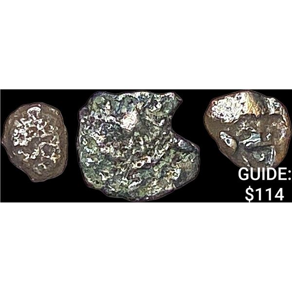 [3]103-76 BC Biblical Widow's Mite, Luke 21: 1-4  NEARLY UNCIRCULATED