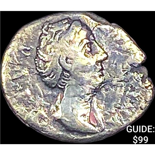 Roman Faustina Sr. 138-141 AD Silver Denarius    NEARLY UNCIRCULATED