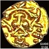 Image 1 : 1638-1812 India Mysore .012oz Gold Fanam UNCIRCULATED