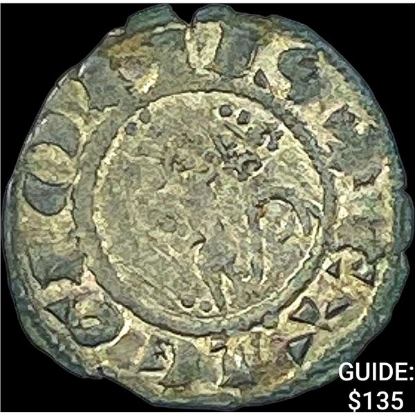 Castile & Leon Ferdinand IV, 1295-1312 Pepion NEARLY UNCIRCULATED
