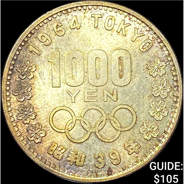 1964 Japan Silver 1000 Yen UNCIRCULATED