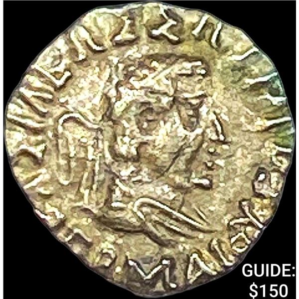 Bactria, Hermaeus Posthumous c.70-50 BC, Drachm  1.73g NEARLY UNCIRCULATED