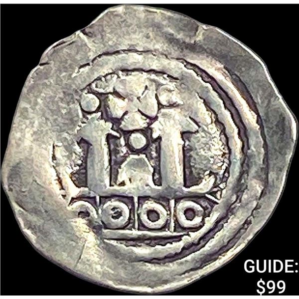 900-1200 AD Medieval Bohemia Silver Bracteate NEARLY UNCIRCULATED