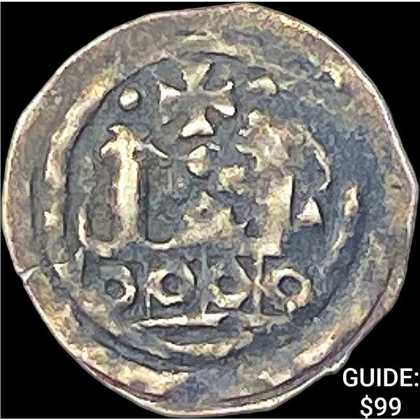 900-1200 AD Medieval Bohemia Silver Bracteate NEARLY UNCIRCULATED