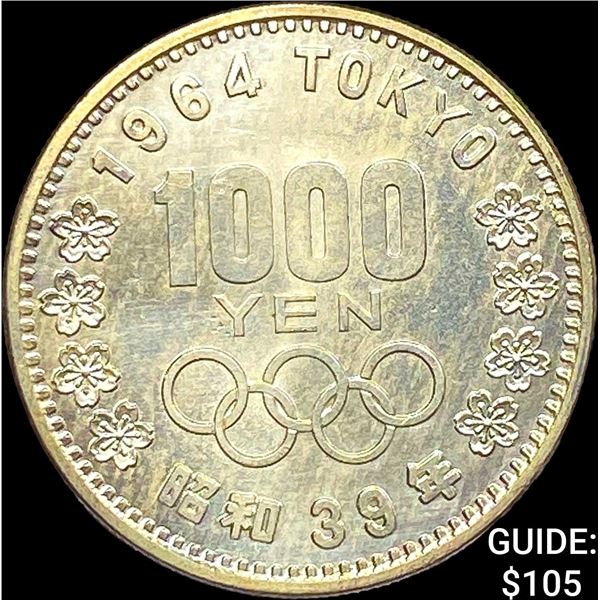 1964 Japan Silver 1000 Yen UNCIRCULATED