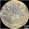 Image 1 : 1887 Mo MH Mexico Silver 8 Reales CLOSELY UNCIRCULATED