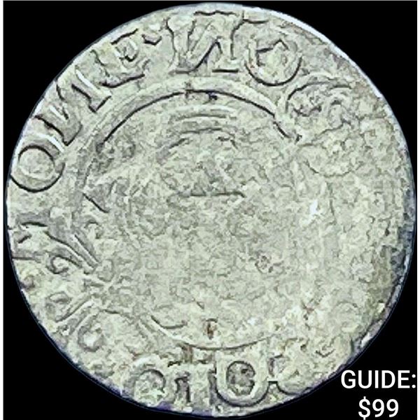 1587-1632 Poland Sigismund III Silver 3 Polker CHOICE AU