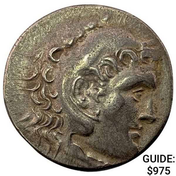 Macedon Alex. III 336-323 BC Silver Tetradrachm CLOSELY UNCIRCULATED