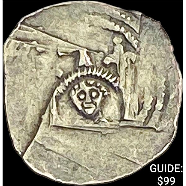 900-1200 AD Medieval Bohemia Silver Bracteate NEARLY UNCIRCULATED