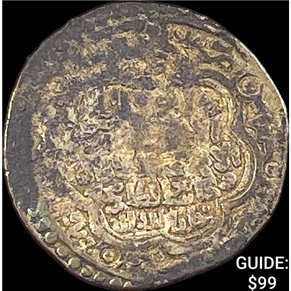 Crusadtes Ilkhanate Silver Dirham 1256-1335 CLOSELY UNCIRCULATED