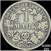 Image 1 : 1876-A Germany Silver 1 Reichsmark NEARLY UNCIRCULATED