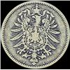 Image 2 : 1876-A Germany Silver 1 Reichsmark NEARLY UNCIRCULATED