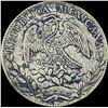 Image 2 : 1879 Go SM Mexico Silver 8 Reales Cap & Ray NEARLY UNCIRCULATED