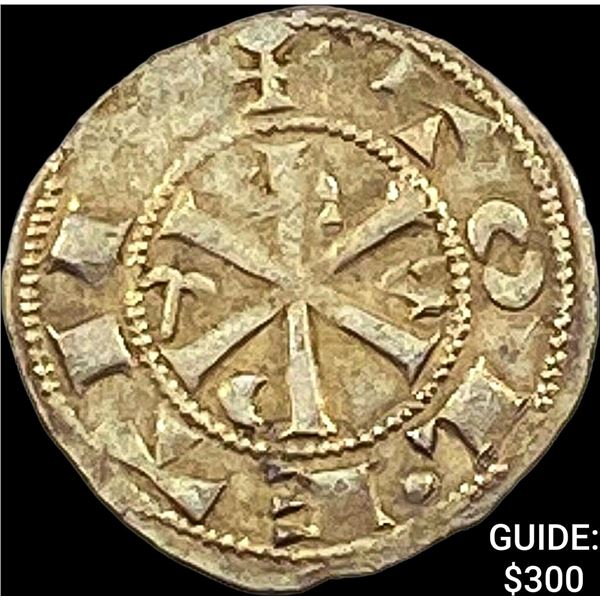 Castilla y Leon 1073-1109 Silver Dinero  CLOSELY UNCIRCULATED