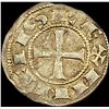 Image 2 : Castilla y Leon 1073-1109 Silver Dinero  CLOSELY UNCIRCULATED