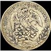 Image 2 : 1886 Mo MH Mexico Silver 8 Reales Cap & Ray NEARLY UNCIRCULATED