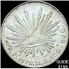 Image 1 : 1892 P:MR Mexico Silver 8 Reales Cap & Ray UNCIRCULATED