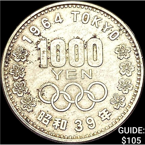 1964 Japan Silver 1000 Yen UNCIRCULATED