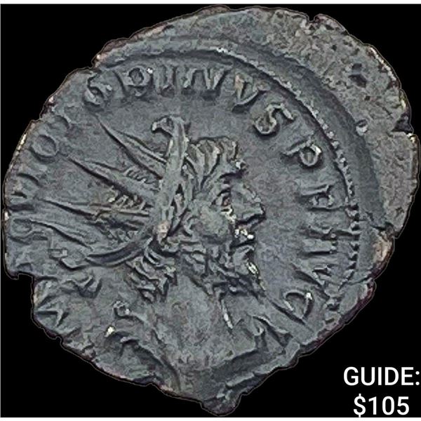 Romano Victorinus 269-271 AD BI DBL Denarius CHOICE AU