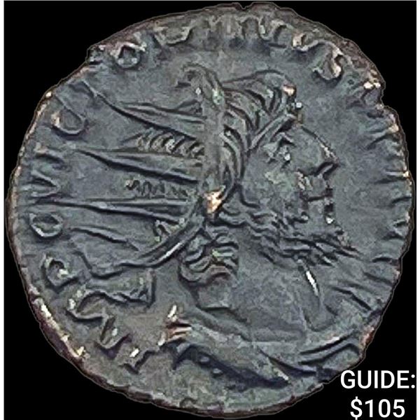 Romano Victorinus 269-271 AD BI DBL Denarius CHOICE AU