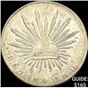 Image 1 : 1893 Mo AM Mexico Silver 8 Reales Cap & Ray CHOICE AU