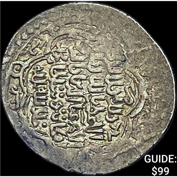 Crusadtes Ilkhanate Silver Dirham 1256-1335 CLOSELY UNCIRCULATED