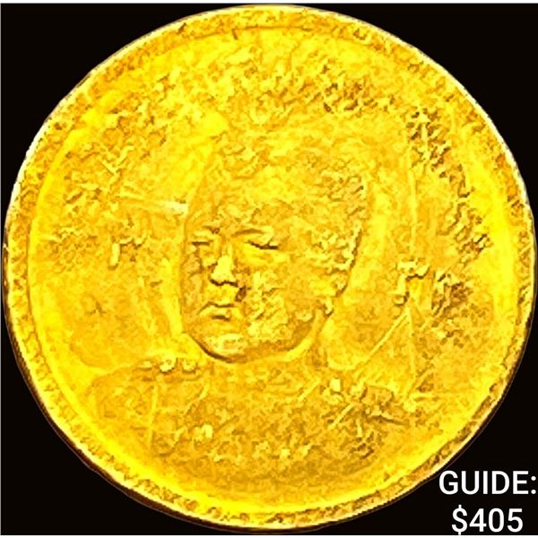 c.1913-1924 Gold Persia (Iran) Jewelry Coin .05 agw CLOSELY UNCIRCULATED