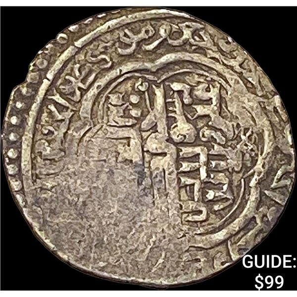 Crusadtes Ilkhanate Silver Dirham 1256-1335 CLOSELY UNCIRCULATED