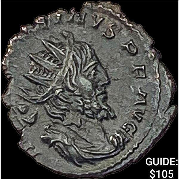 Romano Victorinus 269-271 AD BI DBL Denarius CHOICE AU