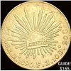 Image 1 : 1890Zs FZ Mexico Silver 8 Reales Cap & Ray UNCIRCULATED