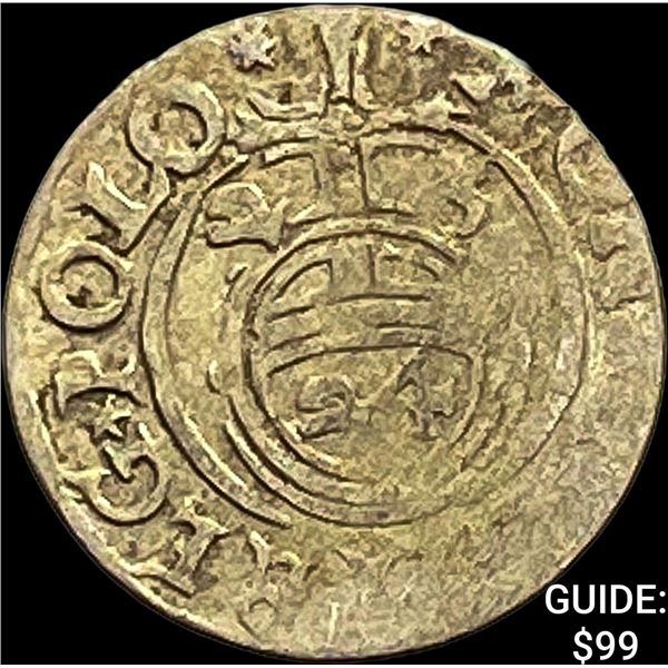 1587-1632 Poland Sigismund III Silver 3 Polker CHOICE AU